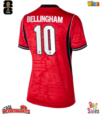 England Jude Bellingham #10 Replica Away Stadium Shirt for Women World Cup 2026 Short Sleeve
